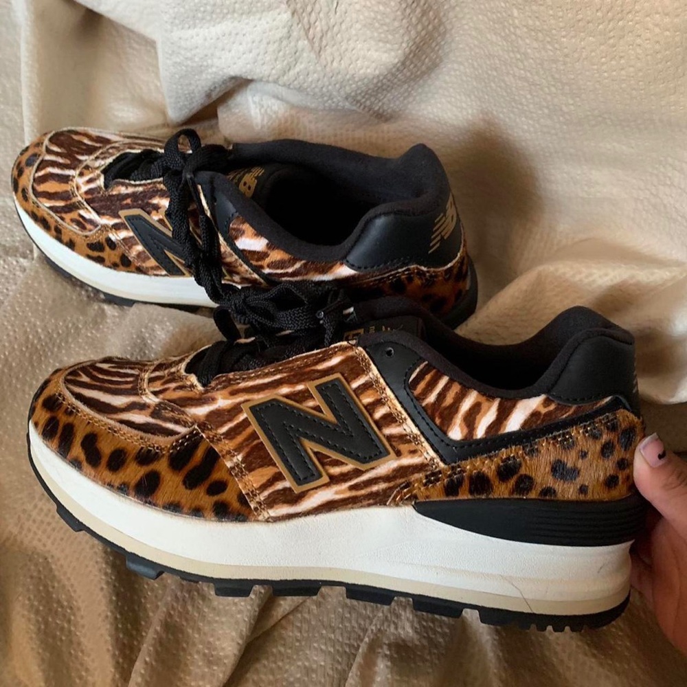 New balance animal print 574 shoes